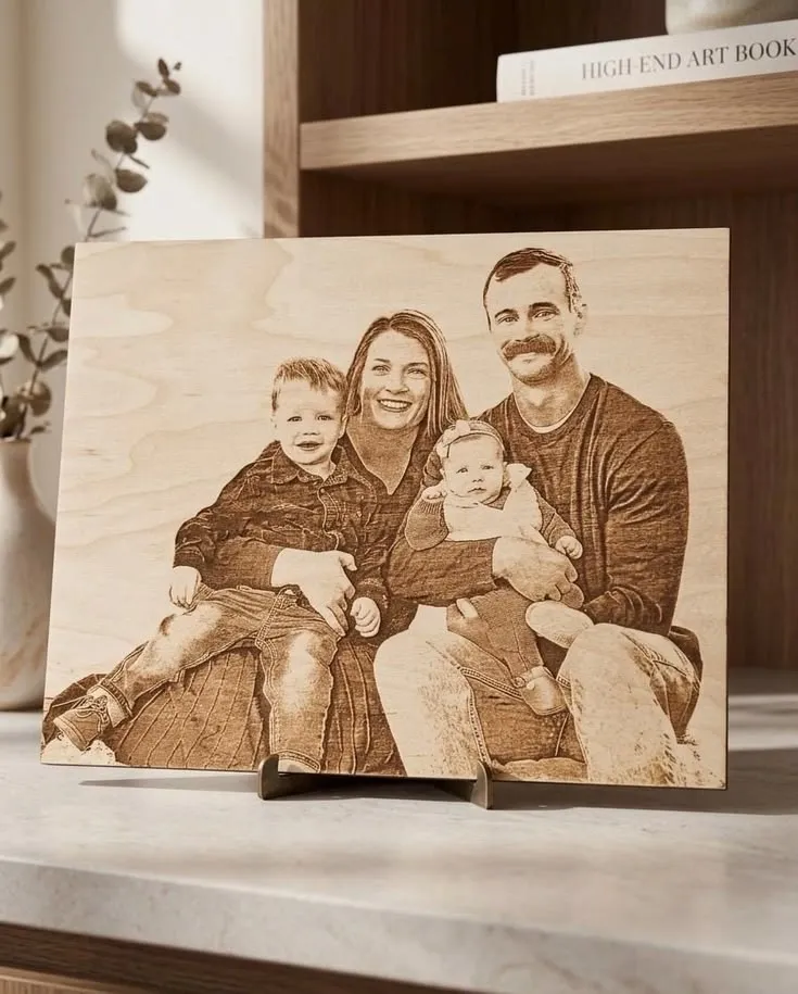 Wood Photo Engraving Dubai