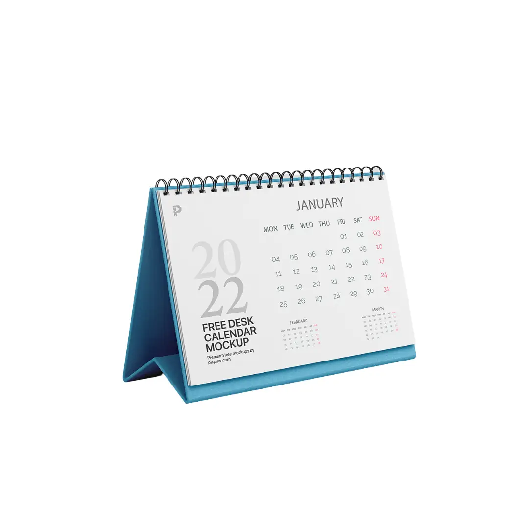 Wire-O Bound Desk Calendar Printing Dubai